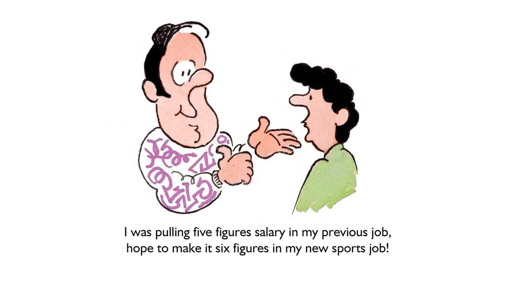 Is the pay in the sports industry less than other industries?