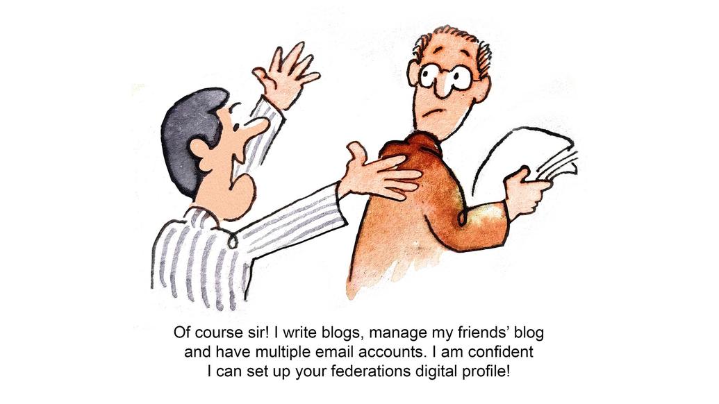 How do you build a digital plan for a sports federation?